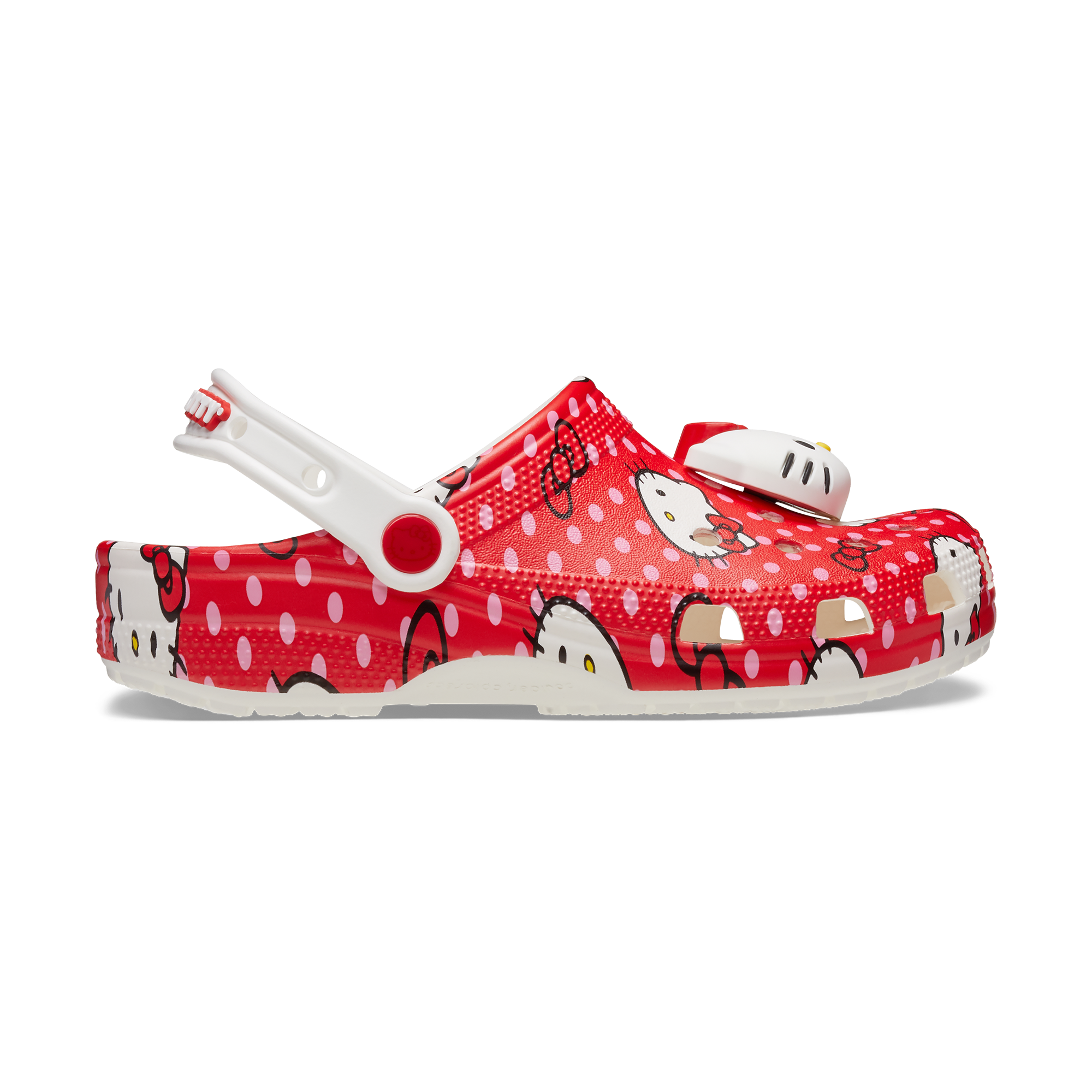 Hello Kitty x Crocs Adult Red Classic Clog - Image 5