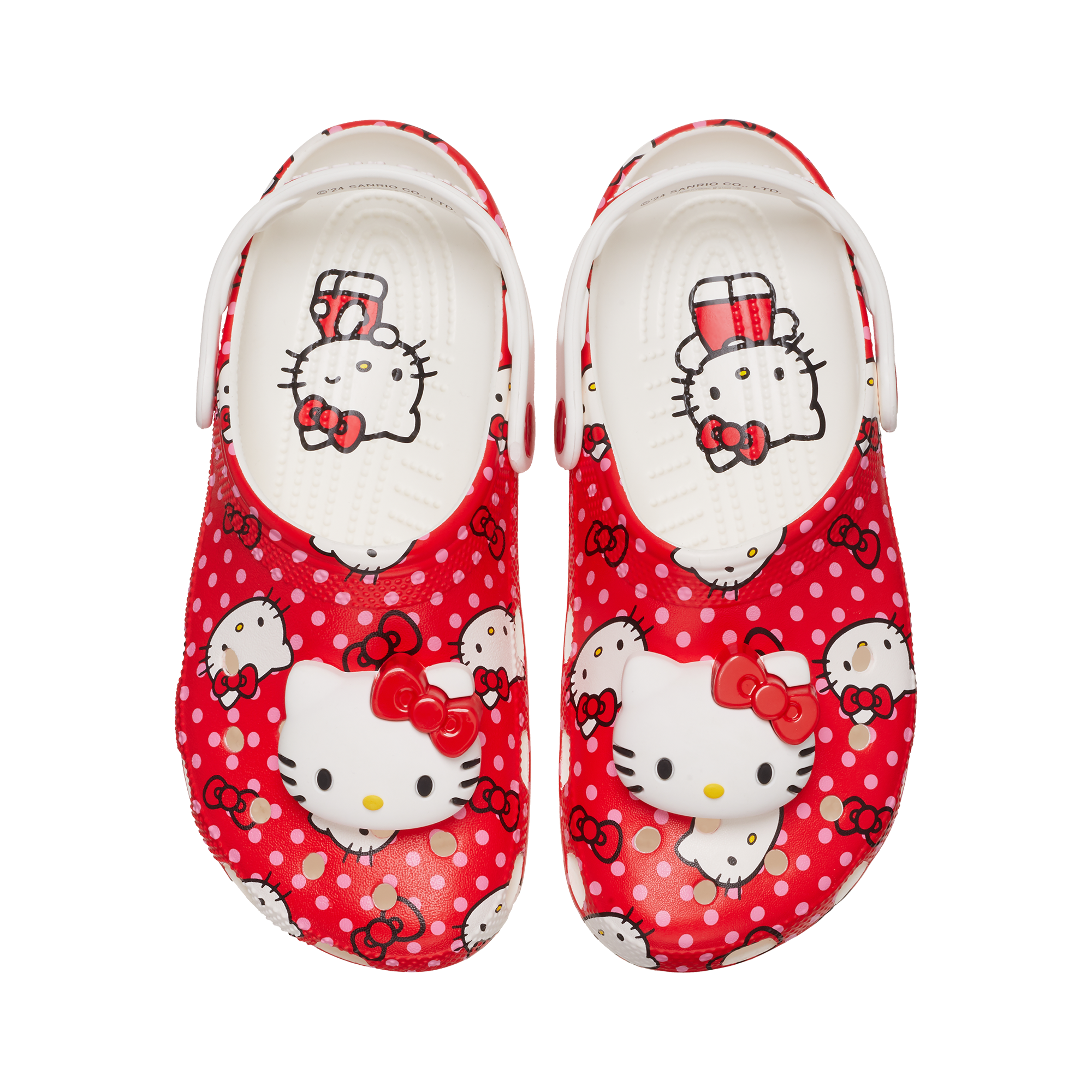 Hello Kitty x Crocs Adult Red Classic Clog - Image 2