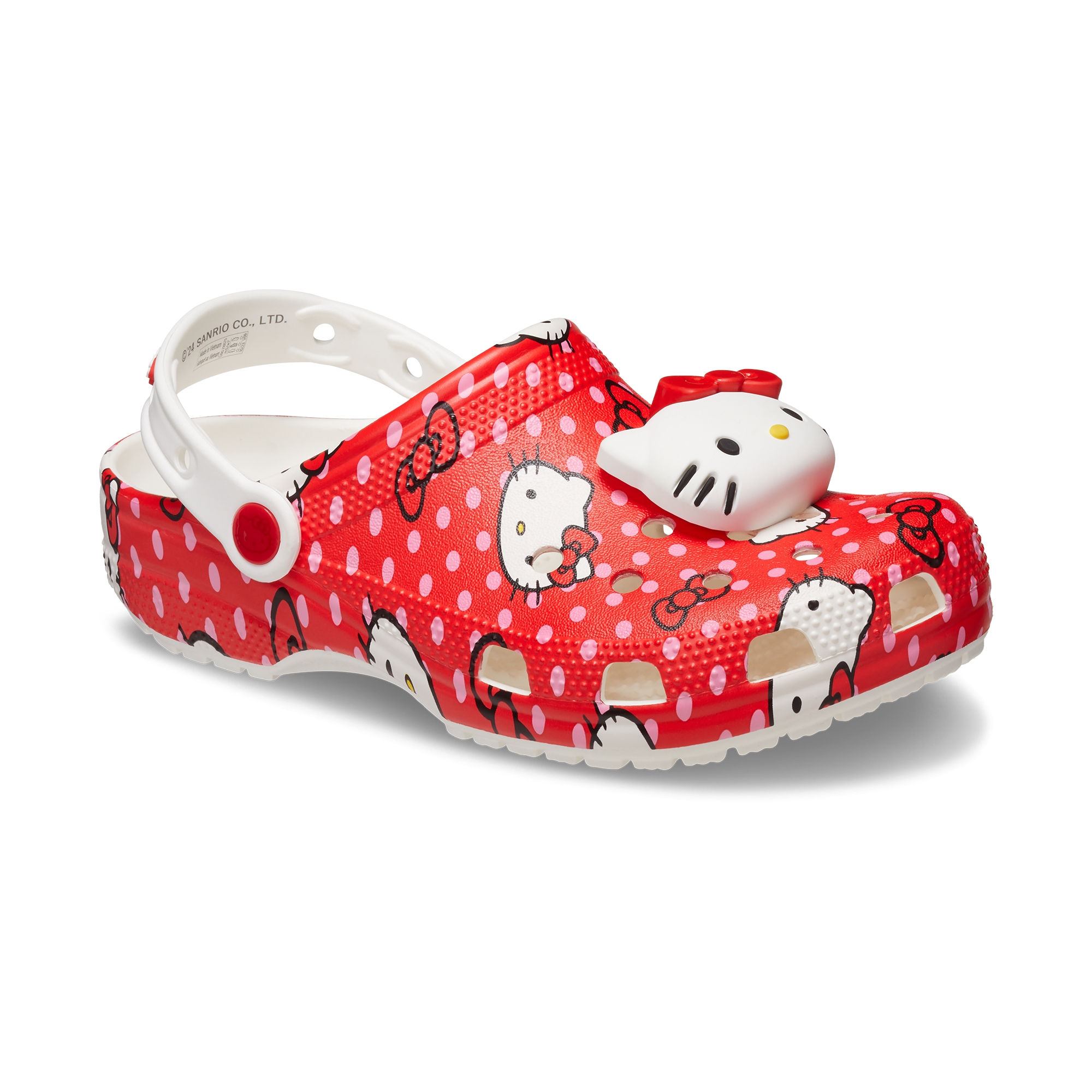 Hello Kitty x Crocs Adult Red Classic Clog - Image 6