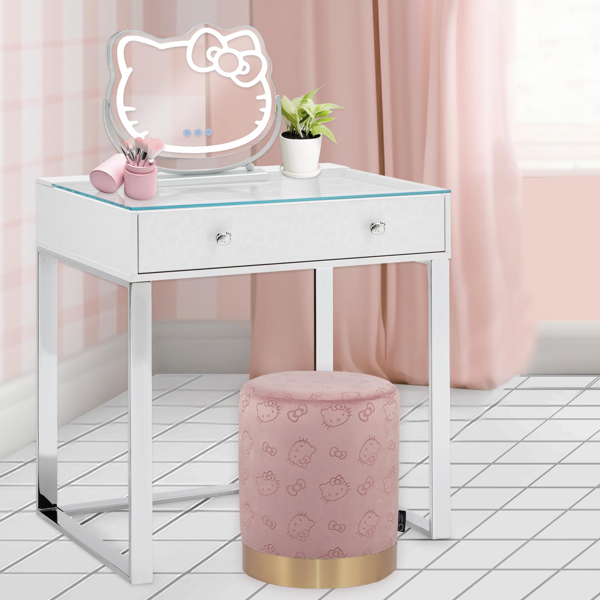 Hello Kitty x Impressions Vanity SlayStation Mini Vanity Table - Image 3