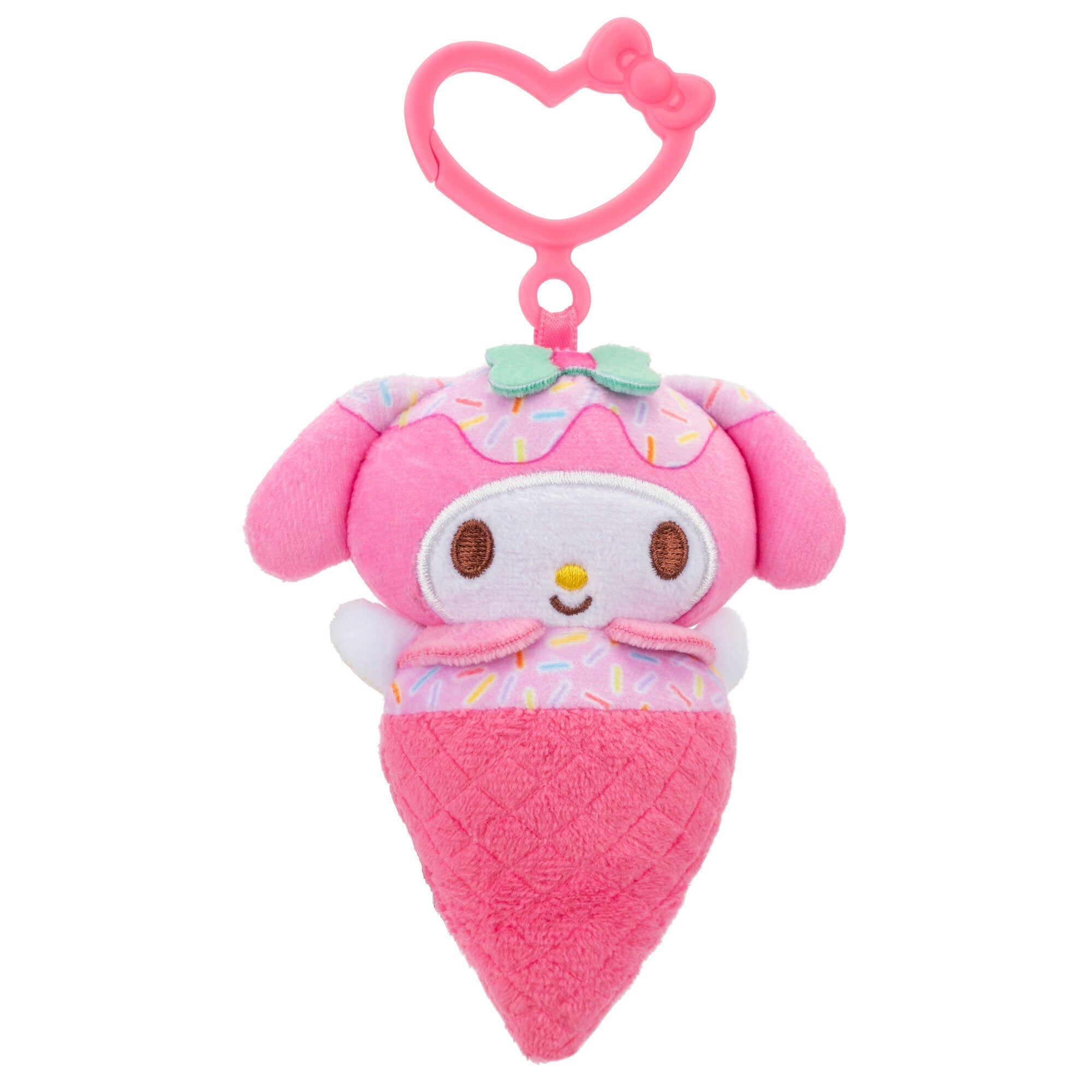 Hello Kitty and Friends 4-pc Ice Cream Plush Mascot Keychain Set - Image 4