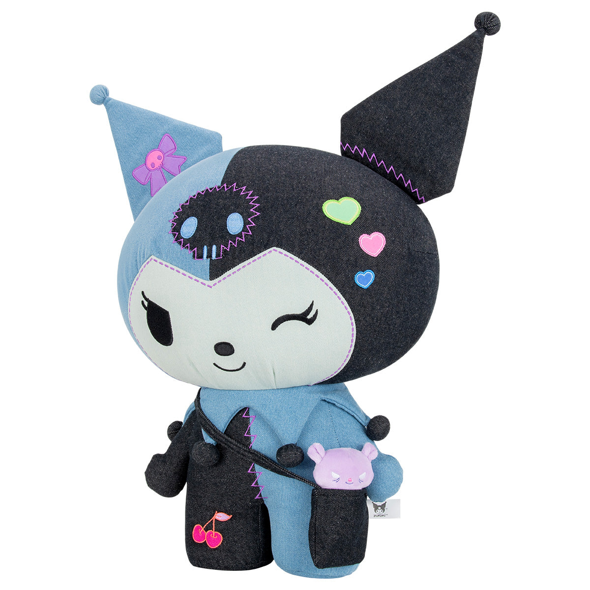 Kuromi 24 Ultra-Premier Denim Patchwork Plush (Limited Edition) - Image 4