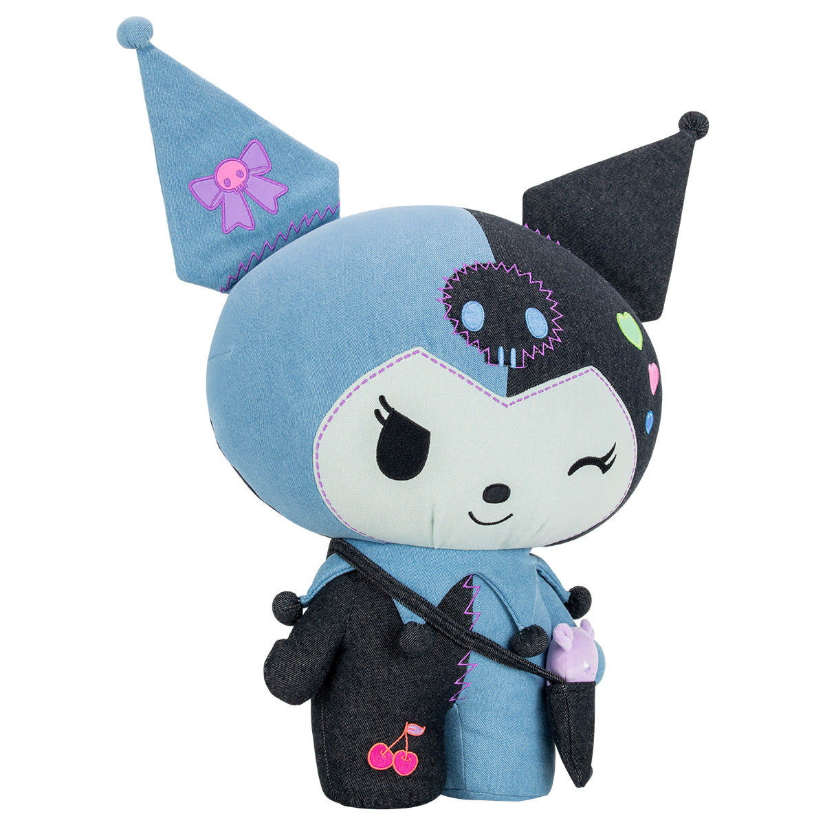 Kuromi 24 Ultra-Premier Denim Patchwork Plush (Limited Edition) - Image 5