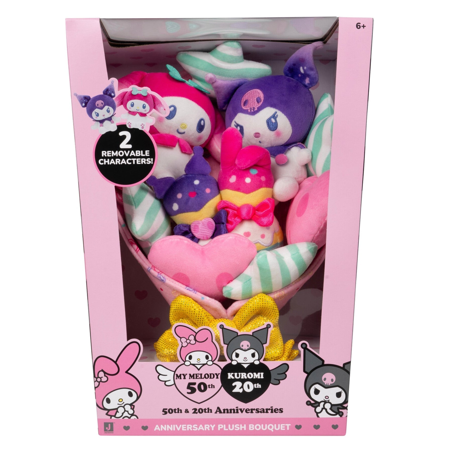 My Melody & Kuromi 12 Anniversary Plush Bouquet - Image 5
