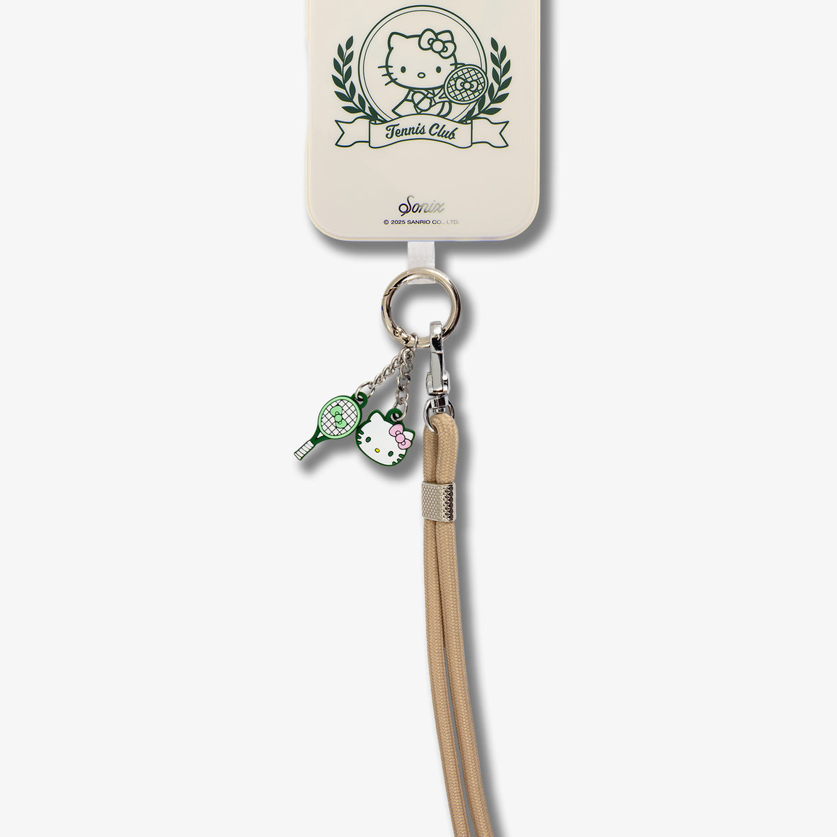 Hello Kitty x Sonix Tennis Club Crossbody Phone Strap with Charms - Image 3