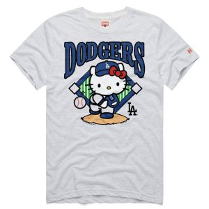 Hello Kitty x Los Angeles Dodgers First Pitch Tee (Adult - Unisex)