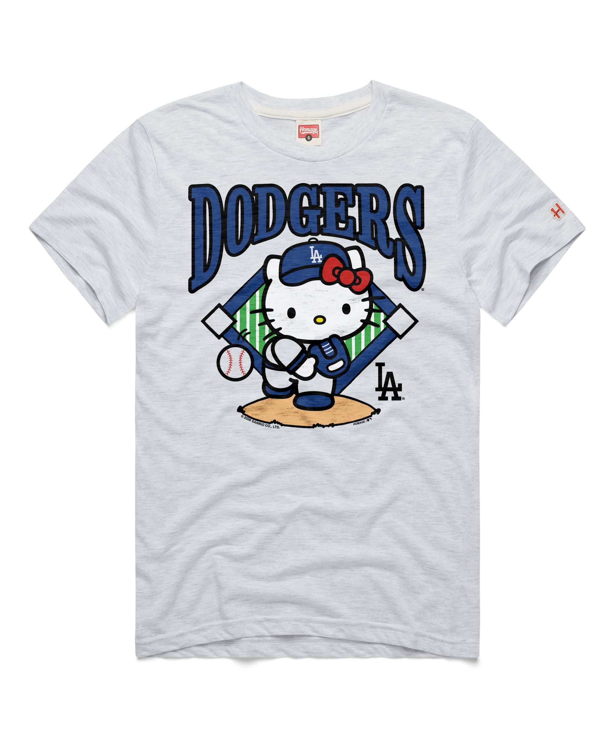 Hello Kitty x Los Angeles Dodgers First Pitch Tee (Adult - Unisex)