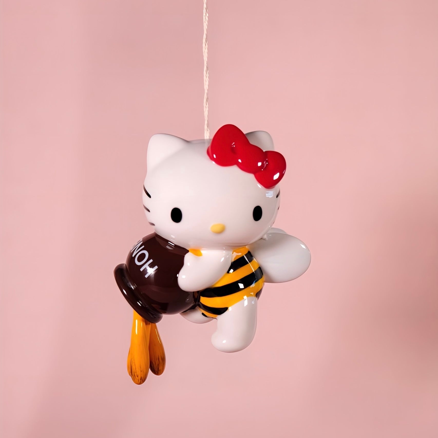 Hello Kitty Bumblebee Ceramic Wind Chime - Image 2