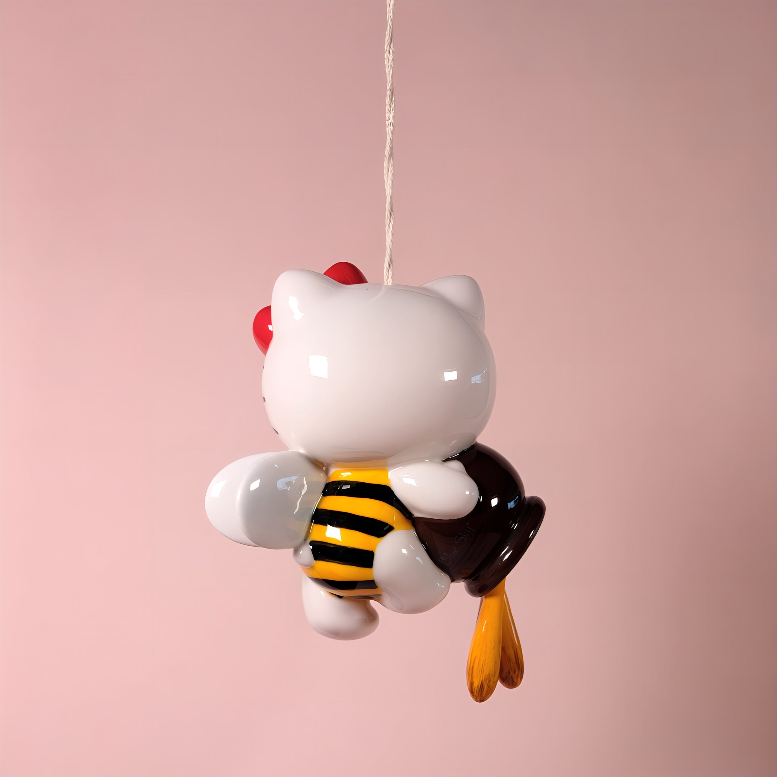 Hello Kitty Bumblebee Ceramic Wind Chime - Image 3