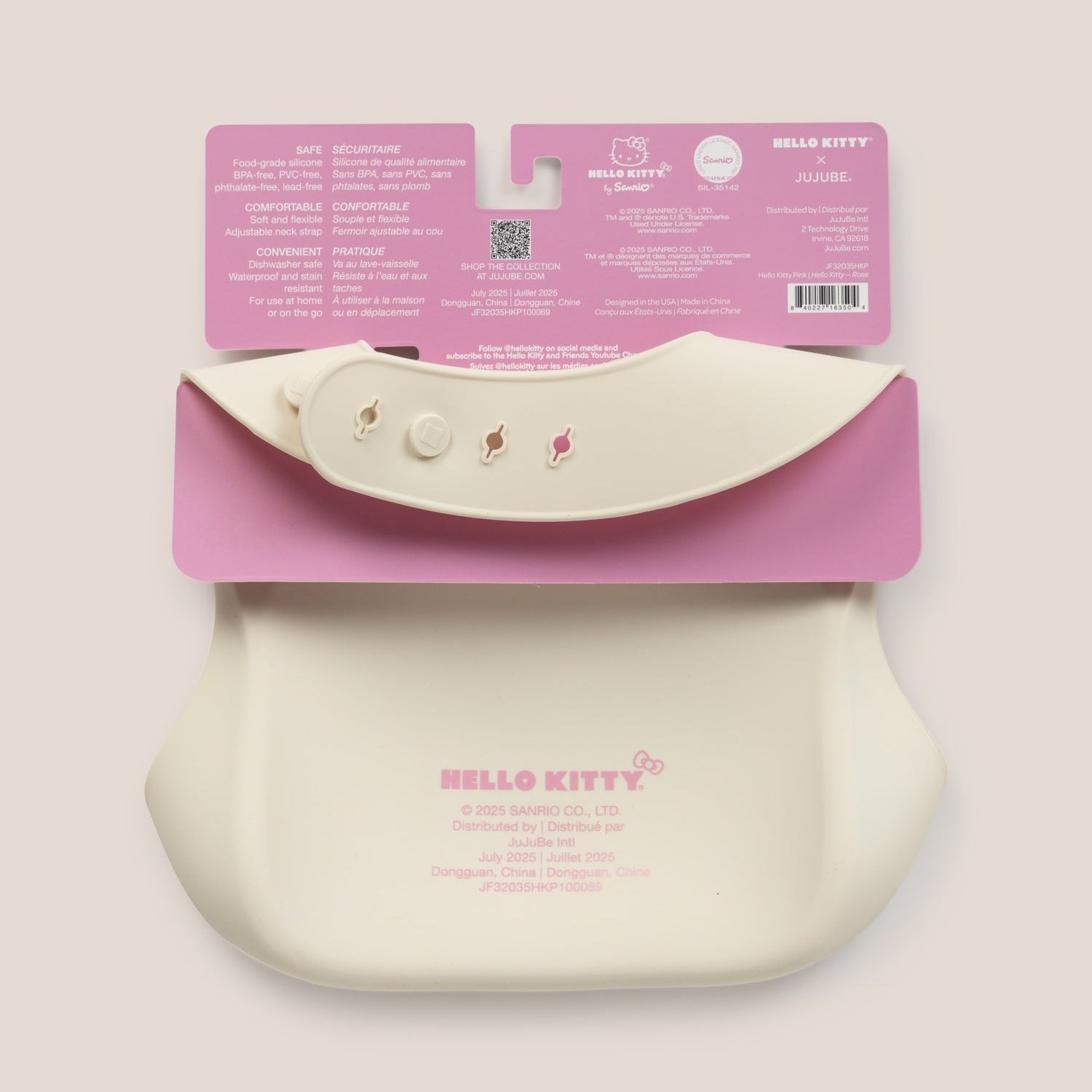 Hello Kitty x JuJuBe Silicone Bib - Image 4