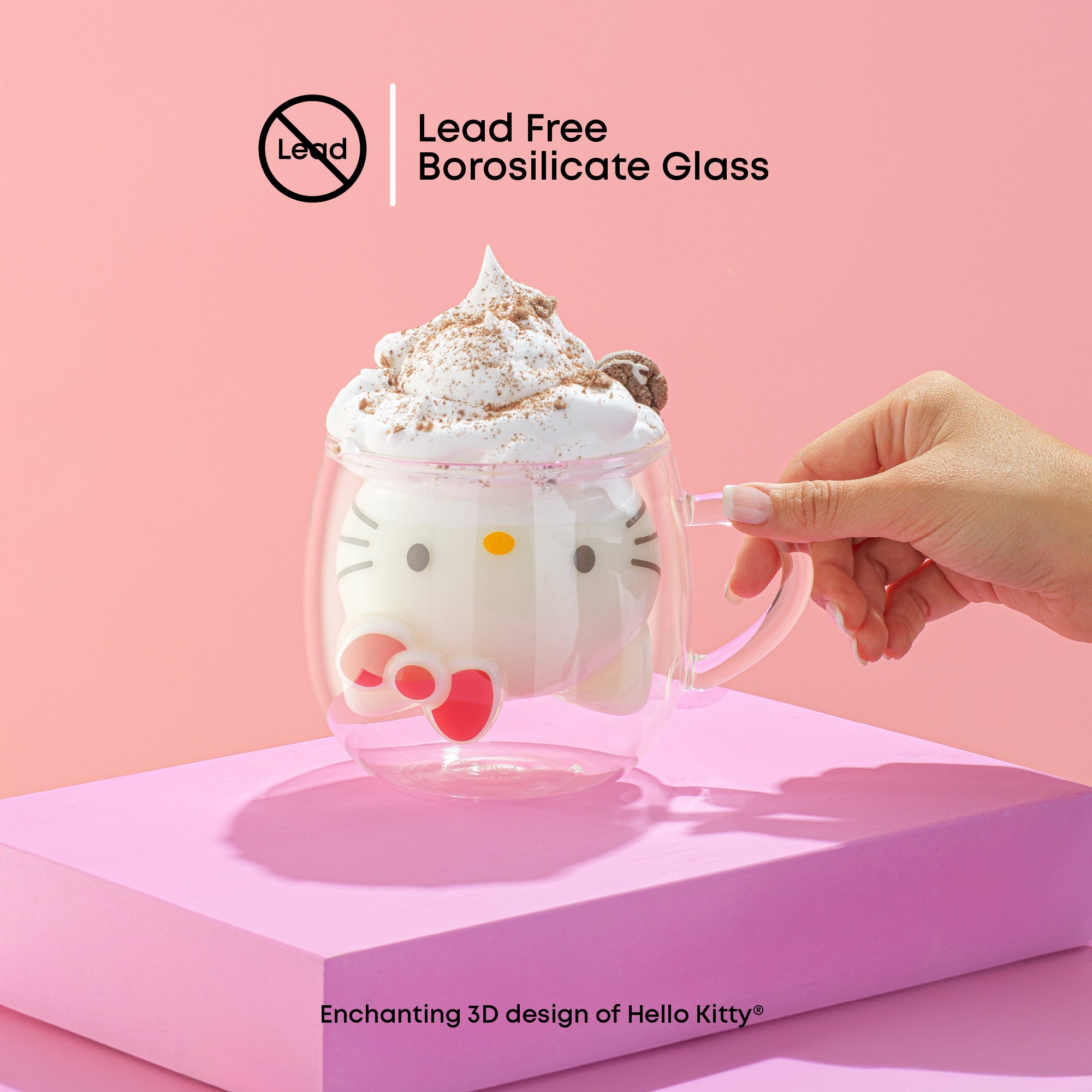 Hello Kitty 3D Double Wall Coffee Mug - Image 3