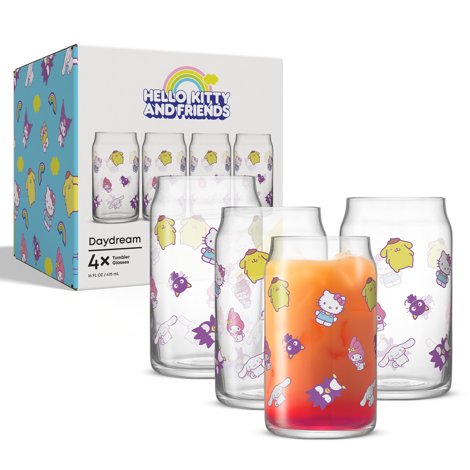 Hello Kitty and Friends Daydream Tumbler Glasses - Image 6