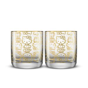 Hello Kitty Charmed Short Drinking Glasses (Set of 2)