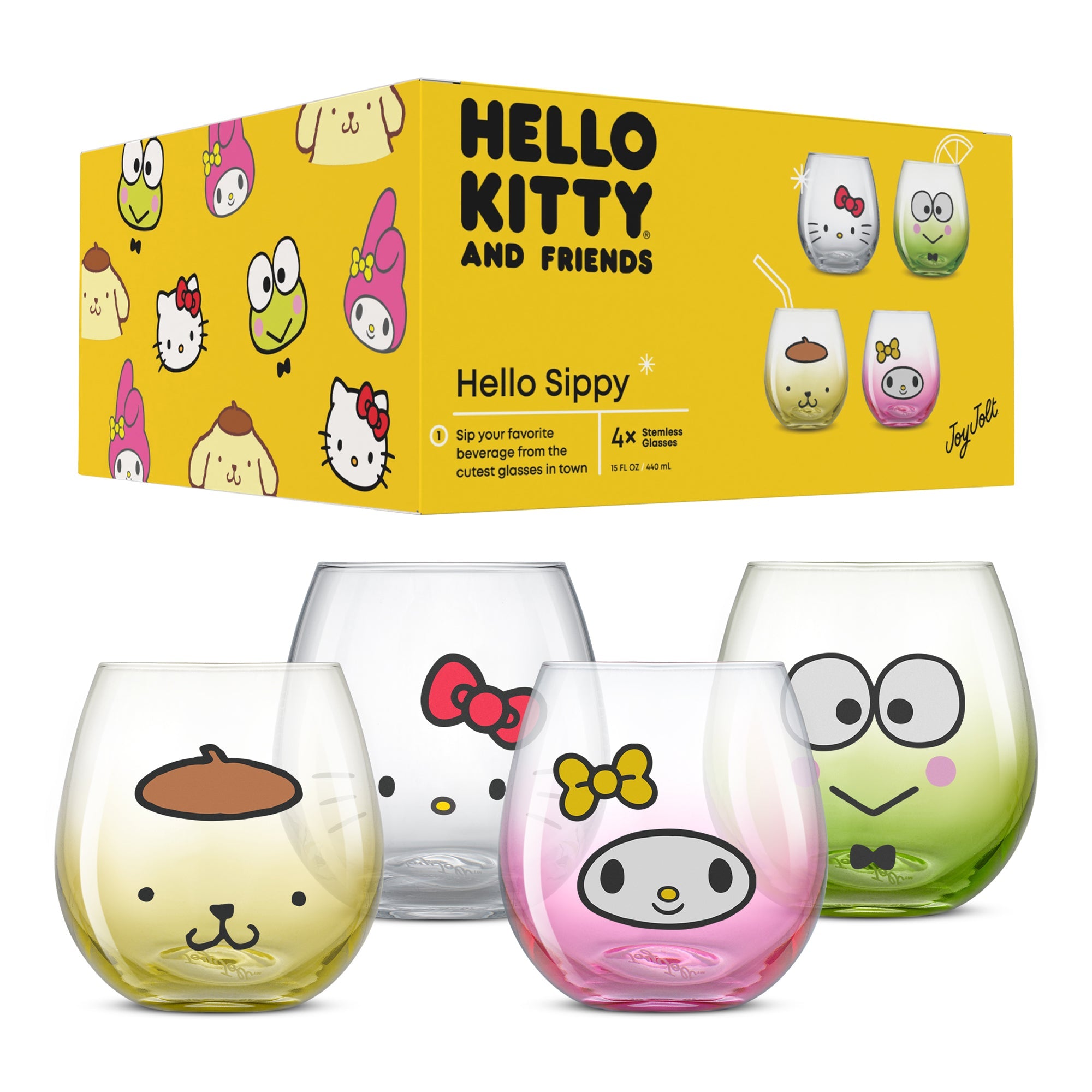 Hello Kitty and Friends Hello Sippy Stemless Glasses (Set of 4) - Image 8