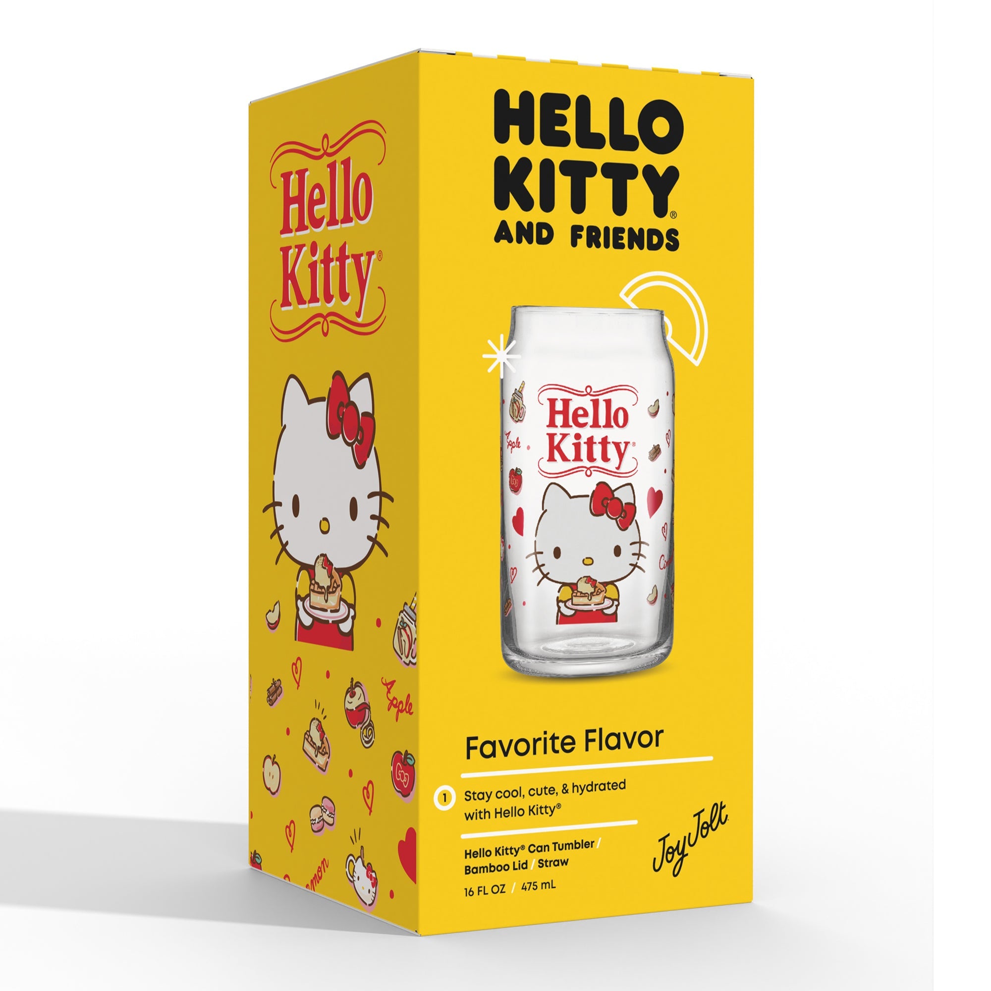 Hello Kitty Favorite Flavor Lidded Glass Tumbler - Image 10