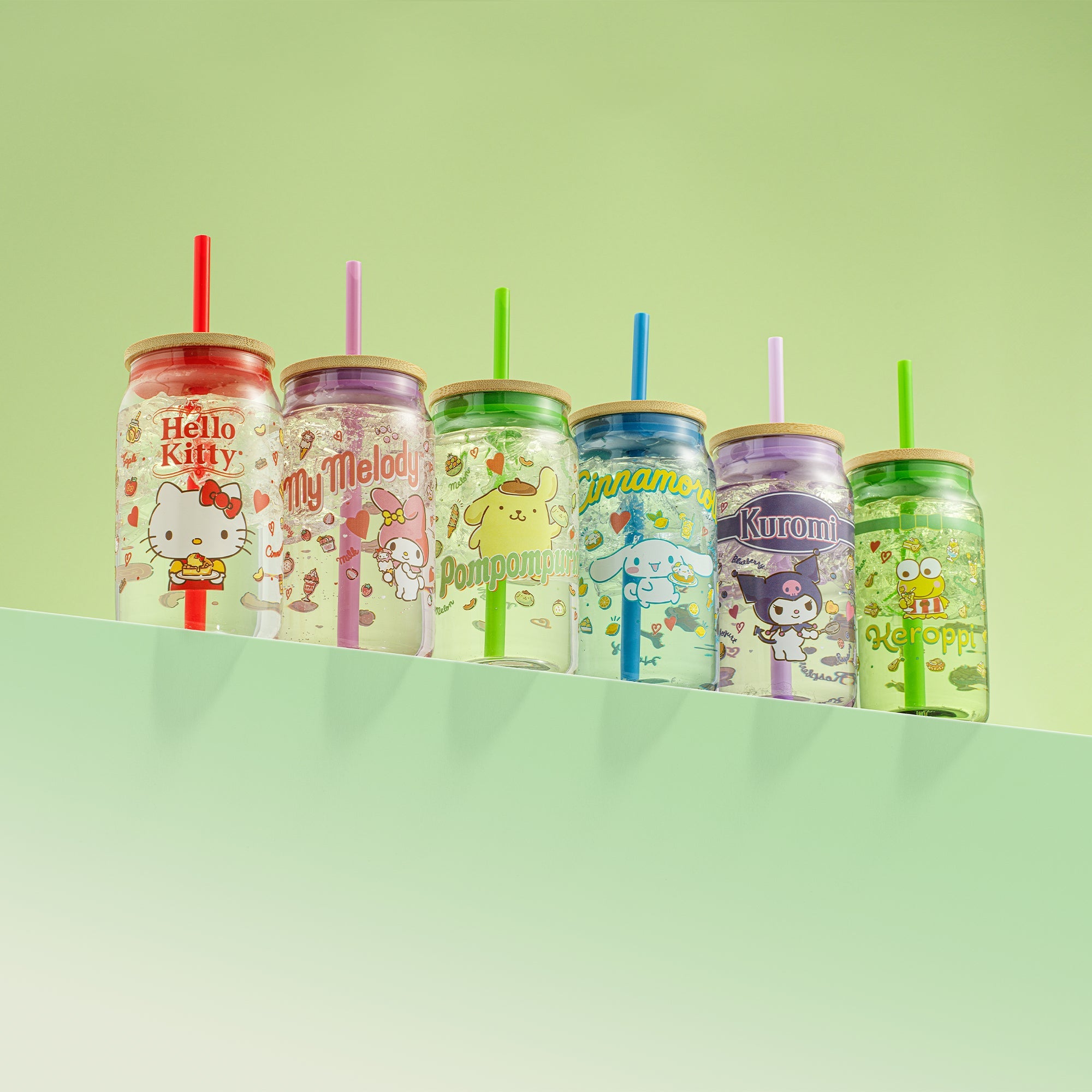 My Melody Favorite Flavor Lidded Glass Tumbler - Image 3