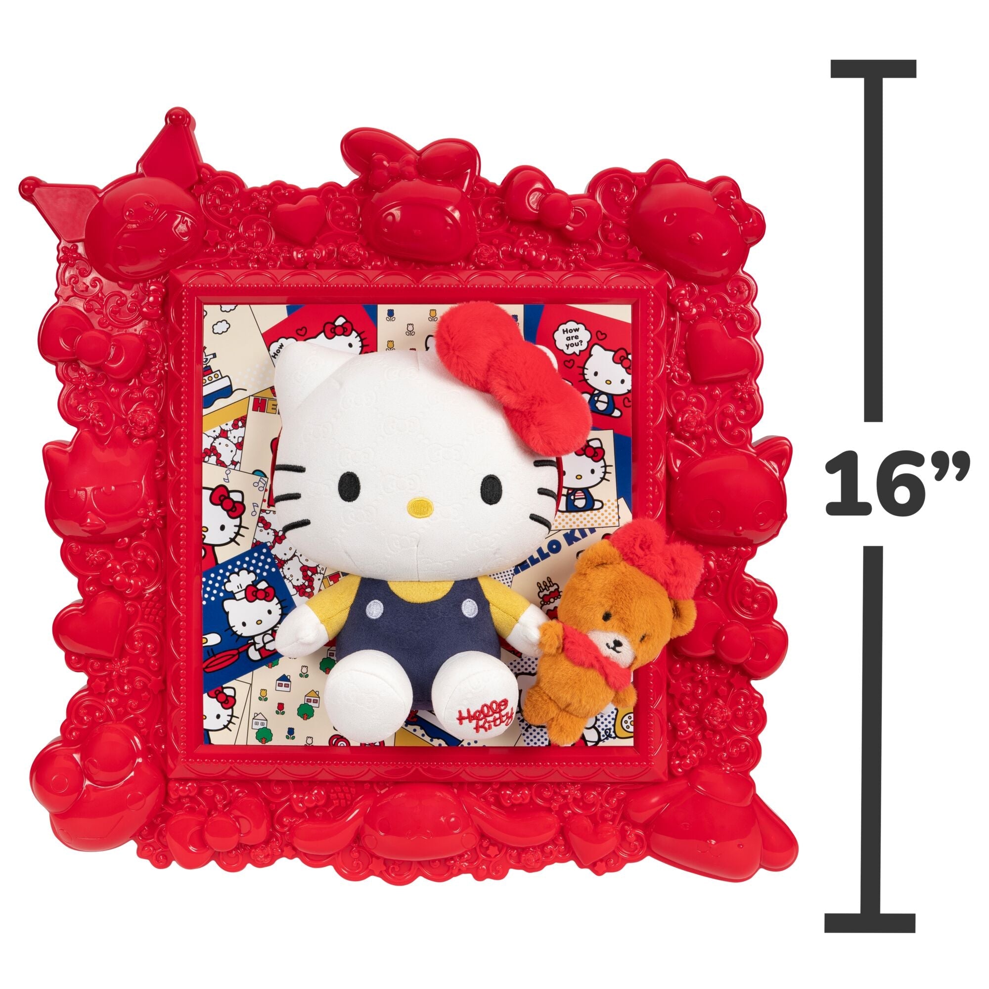 Hello Kitty & Tiny Chum Plush Besties 3D Display Frame - Image 8