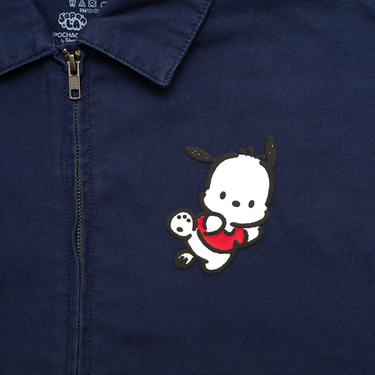 Pochacco x JapanLA Spirit Jersey Canvas Jacket - Image 3
