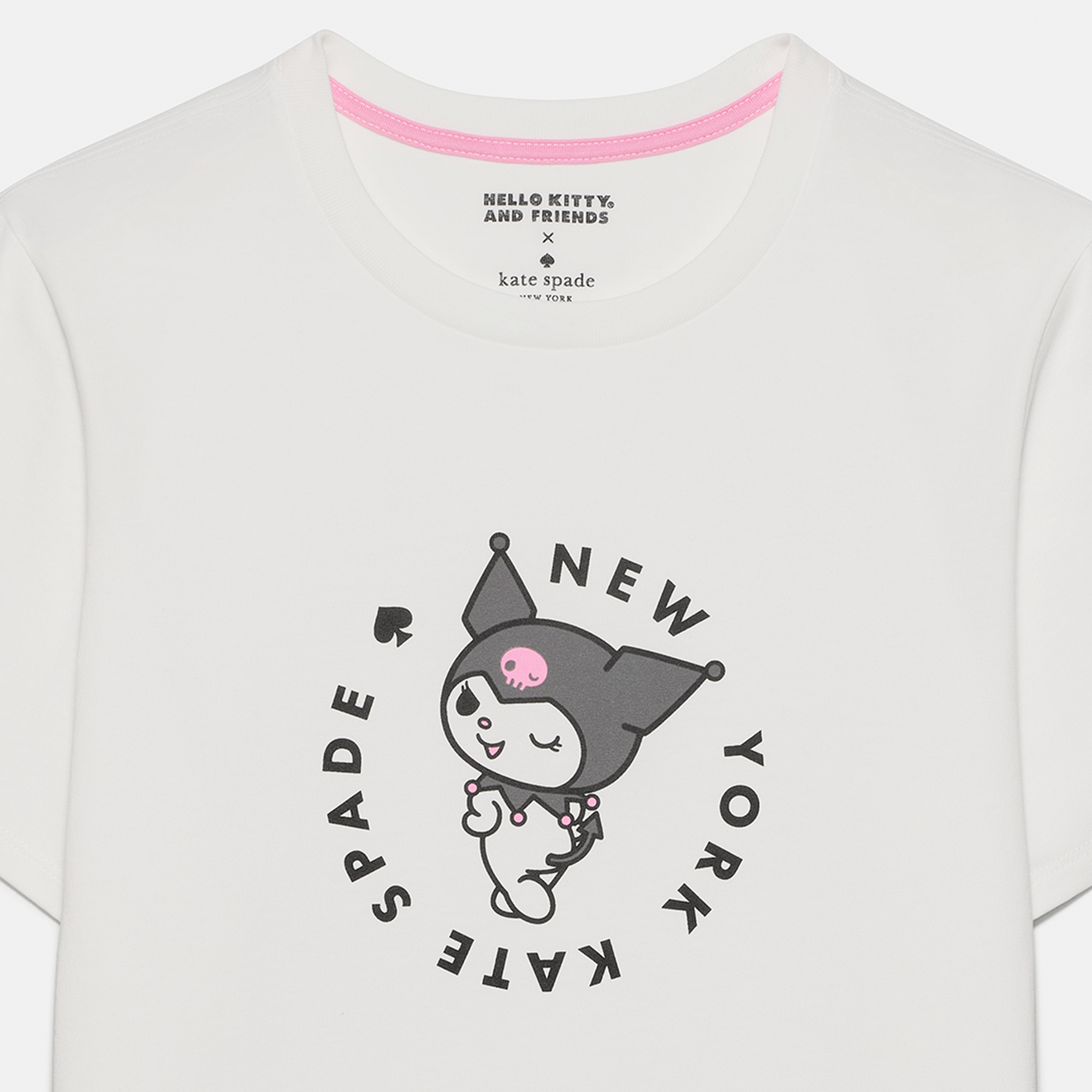 Kuromi x Kate Spade New York T-Shirt (Fresh White) - Image 2