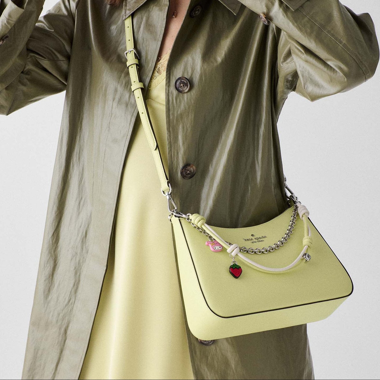 My Melody x Kate Spade New York Margot Convertible Shoulder Bag (Yellow) - Image 2
