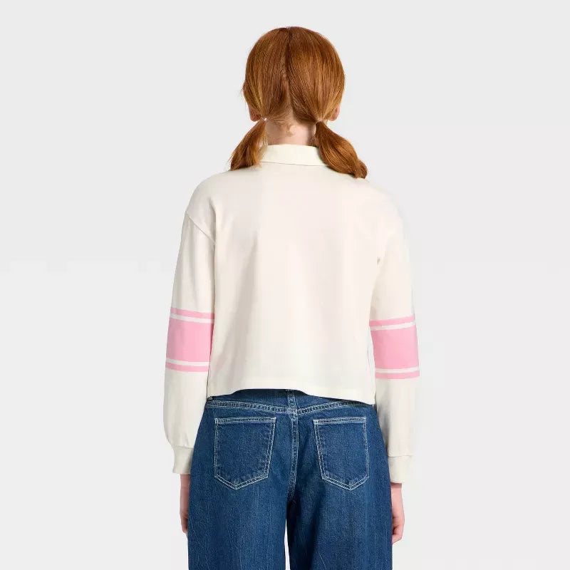 Hello Kitty and Friends Girls Dream Big Long Sleeve Rugby Shirt - Image 3