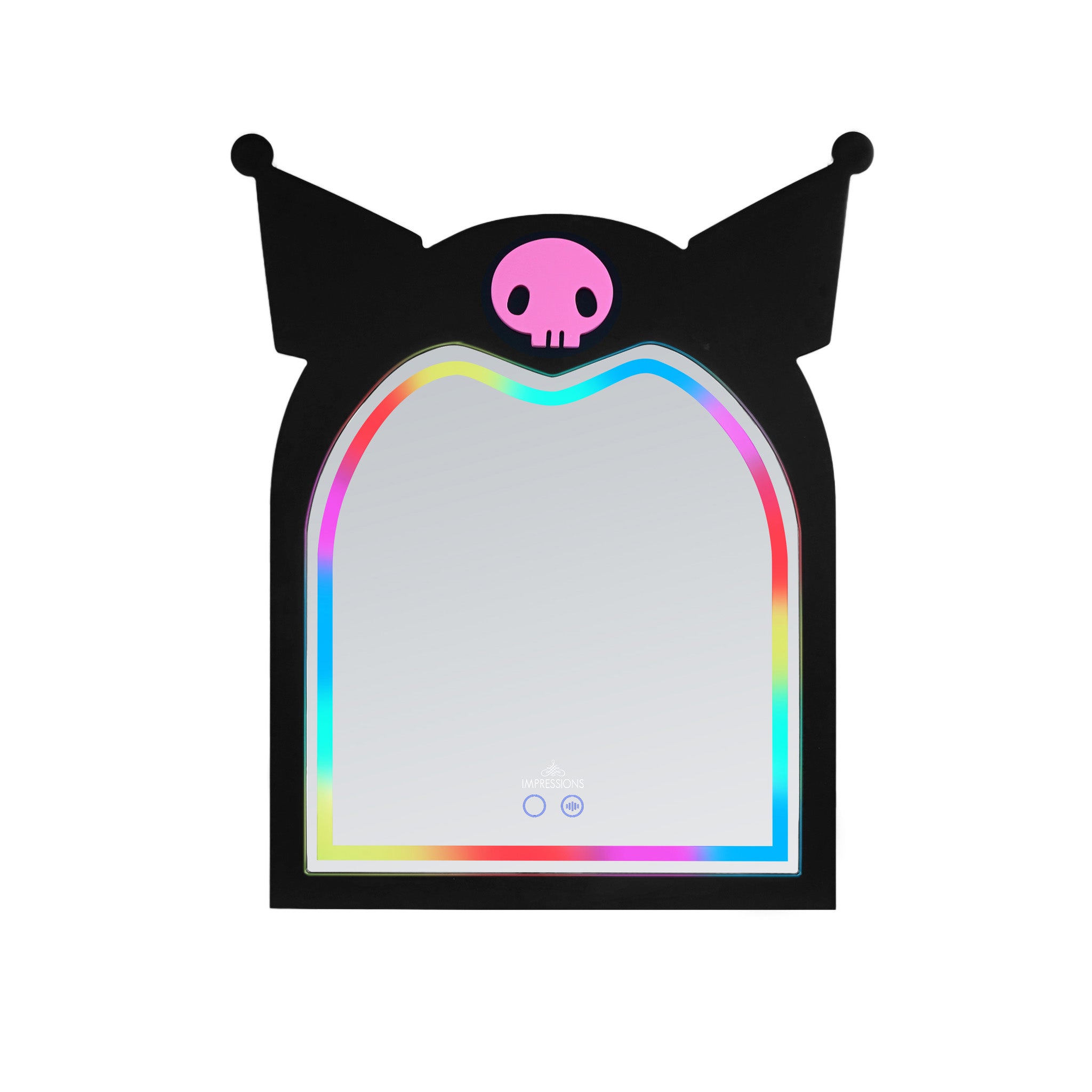 Kuromi x Impressions Vanity Arch RGB Tabletop Mirror - Image 4