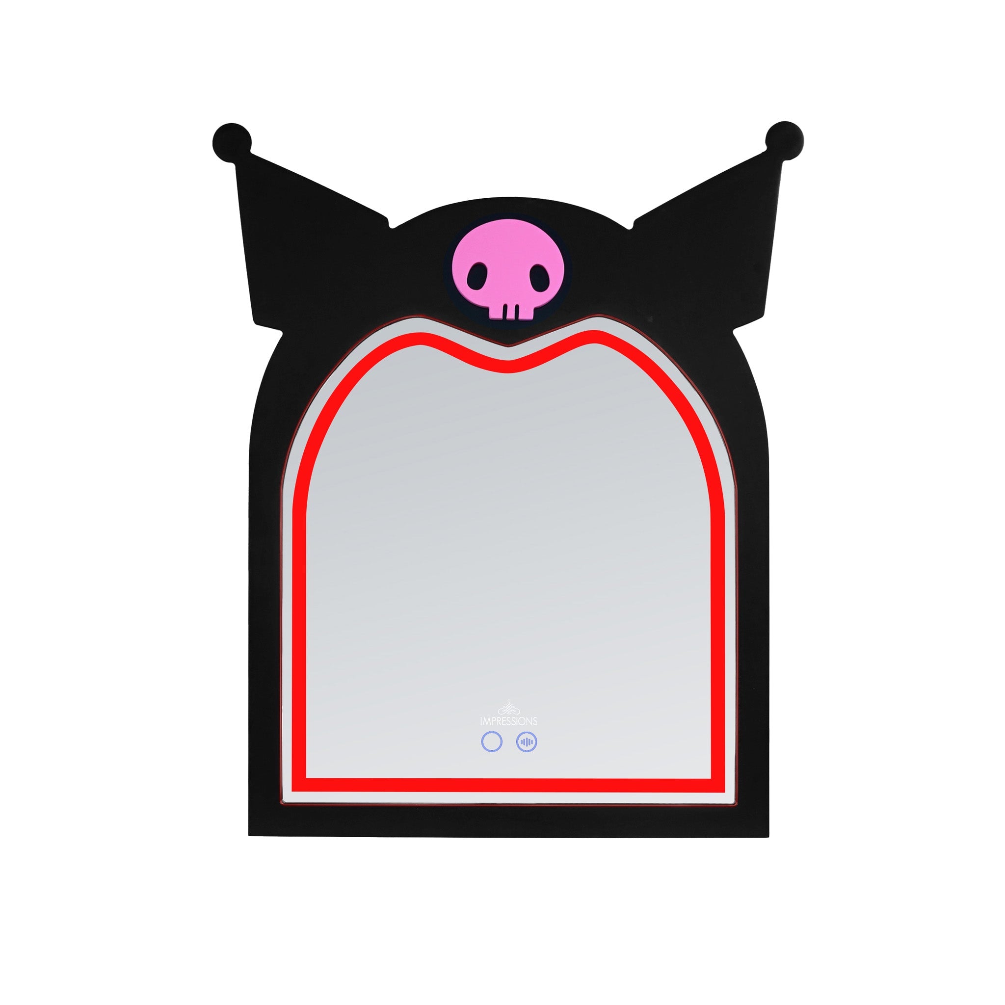Kuromi x Impressions Vanity Arch RGB Tabletop Mirror - Image 5