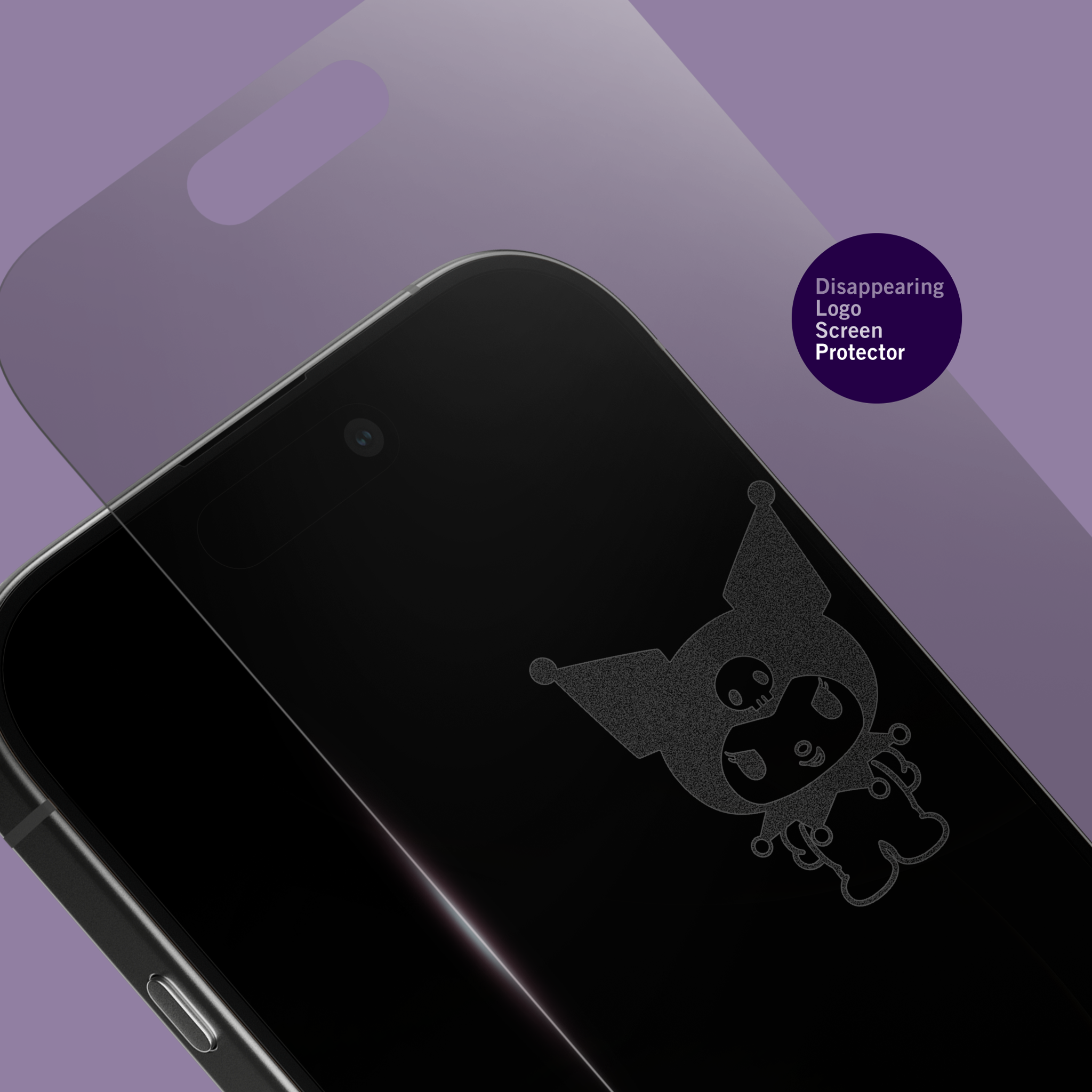 Kuromi x Screen Skinz iPhone Clear Screen Protector - Image 2