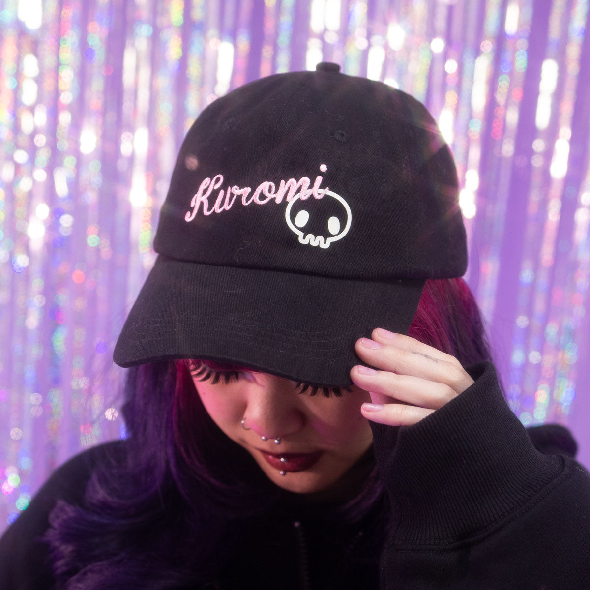 Kuromi x JapanLA Glow-In-The-Dark Anniversary Party Hat - Image 4