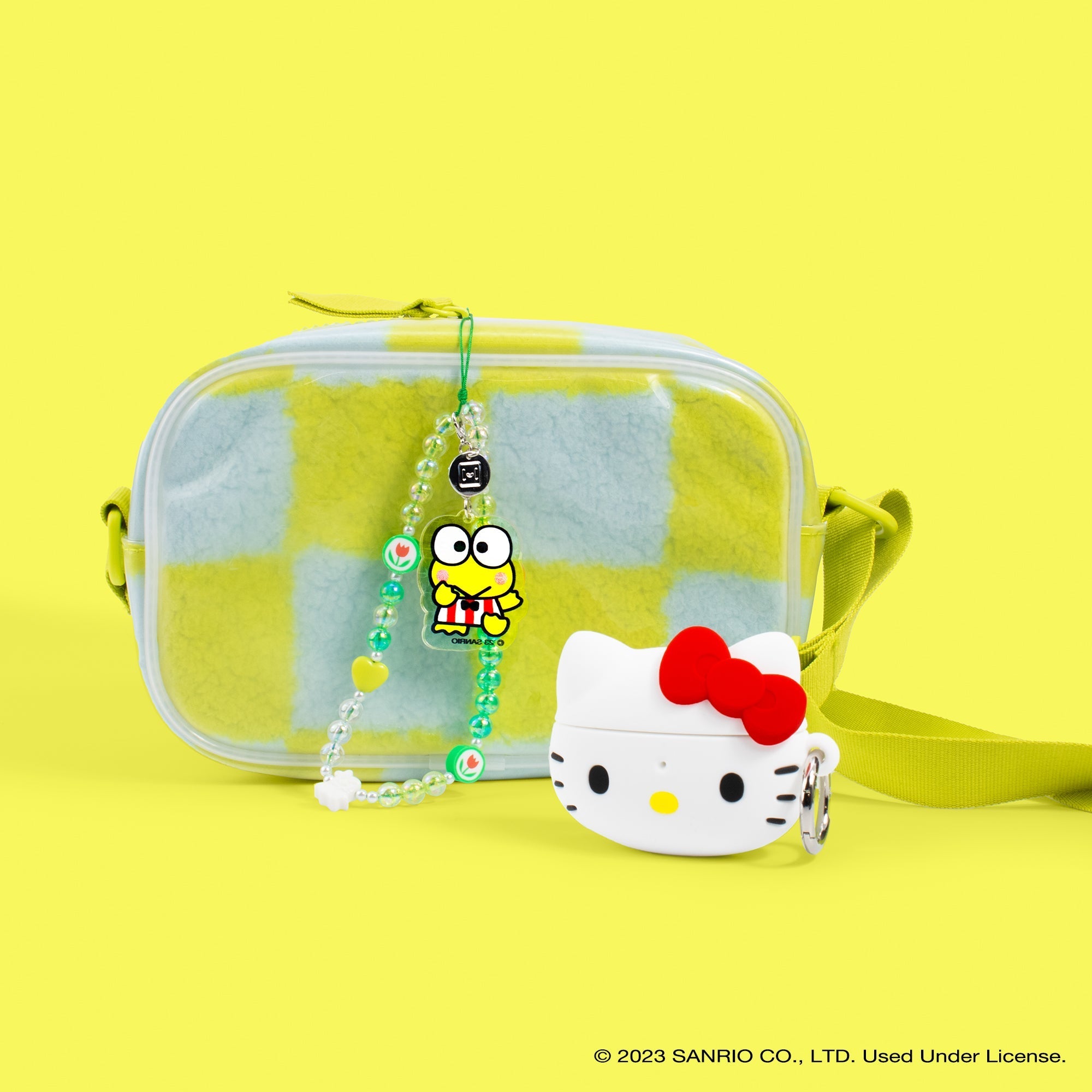 Keroppi Beaded Charm Mobile Phone Wrist Strap - Image 6