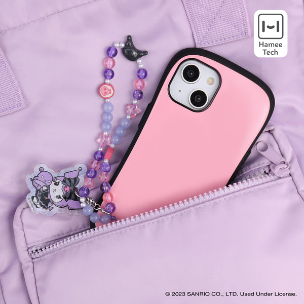 Kuromi Beaded Charm Mobile Phone Wrist Strap (Lolita Version) - Image 2