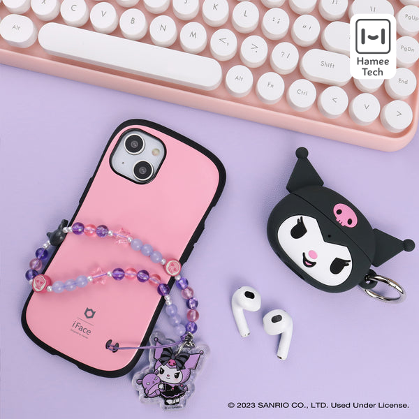 Kuromi Beaded Charm Mobile Phone Wrist Strap (Lolita Version) - Image 7