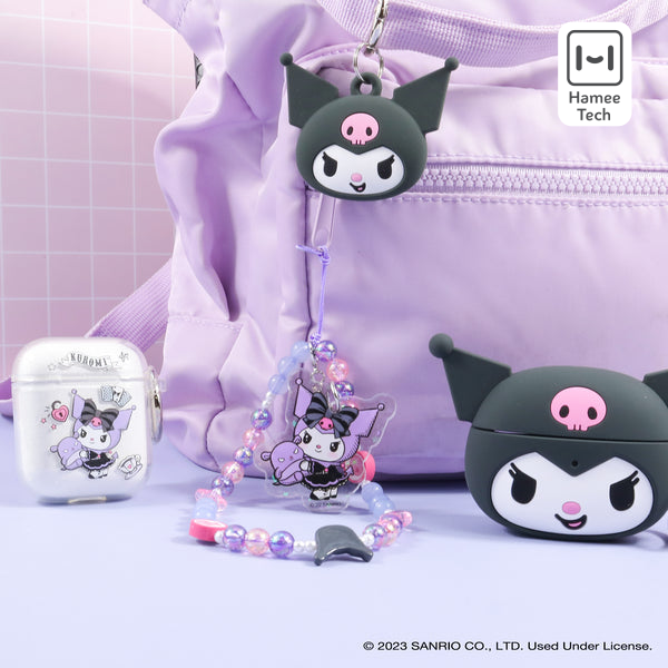 Kuromi Beaded Charm Mobile Phone Wrist Strap (Lolita Version) - Image 6