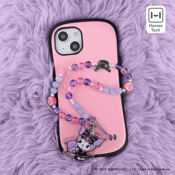 Kuromi Beaded Charm Mobile Phone Wrist Strap (Lolita Version) - Image 8