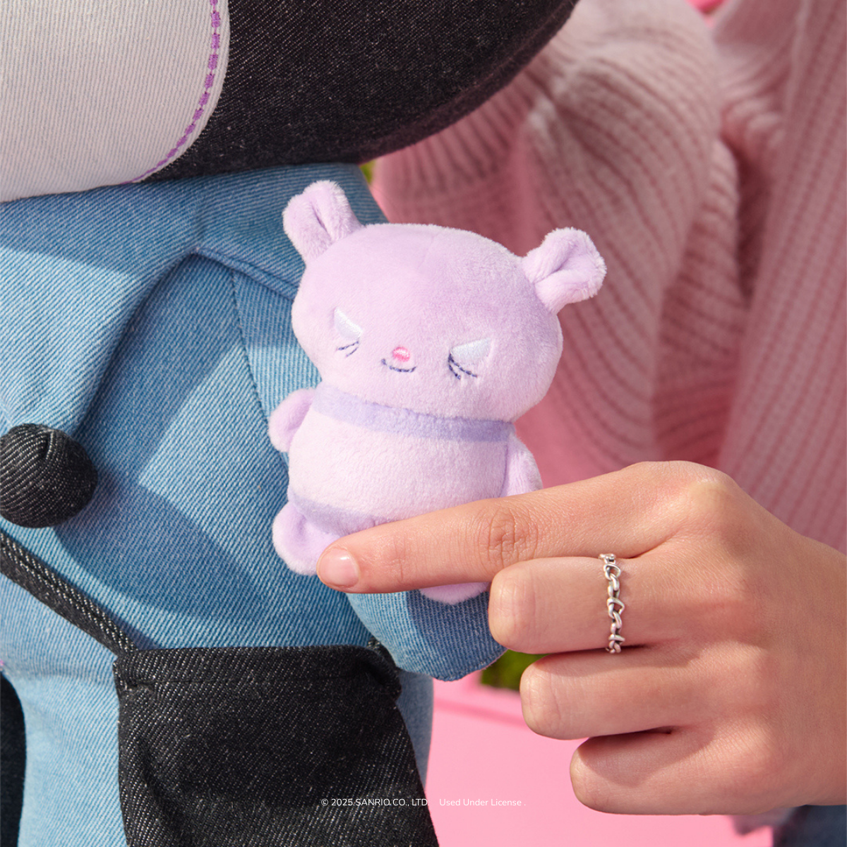 Kuromi 24 Ultra-Premier Denim Patchwork Plush (Limited Edition) - Image 3