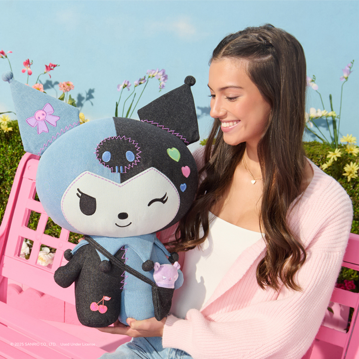 Kuromi 24 Ultra-Premier Denim Patchwork Plush (Limited Edition) - Image 2