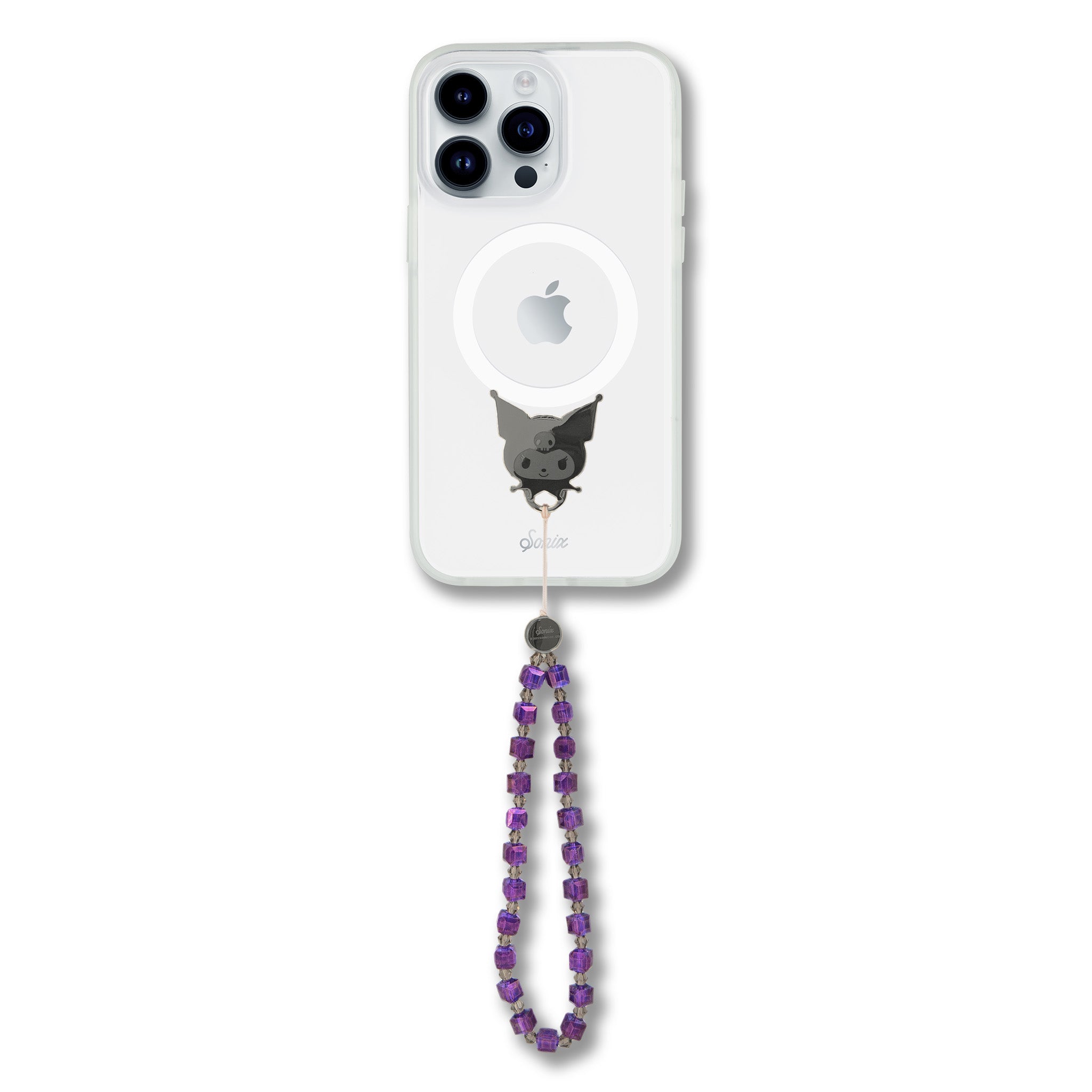 Kuromi x Sonix Beaded Wristlet
