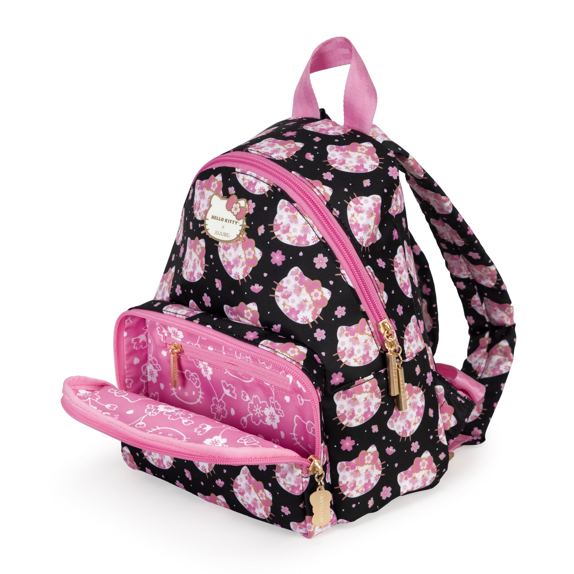 Hello Kitty x JuJuBe Everyday Mini Backpack (Cherry Blossoms) - Image 2