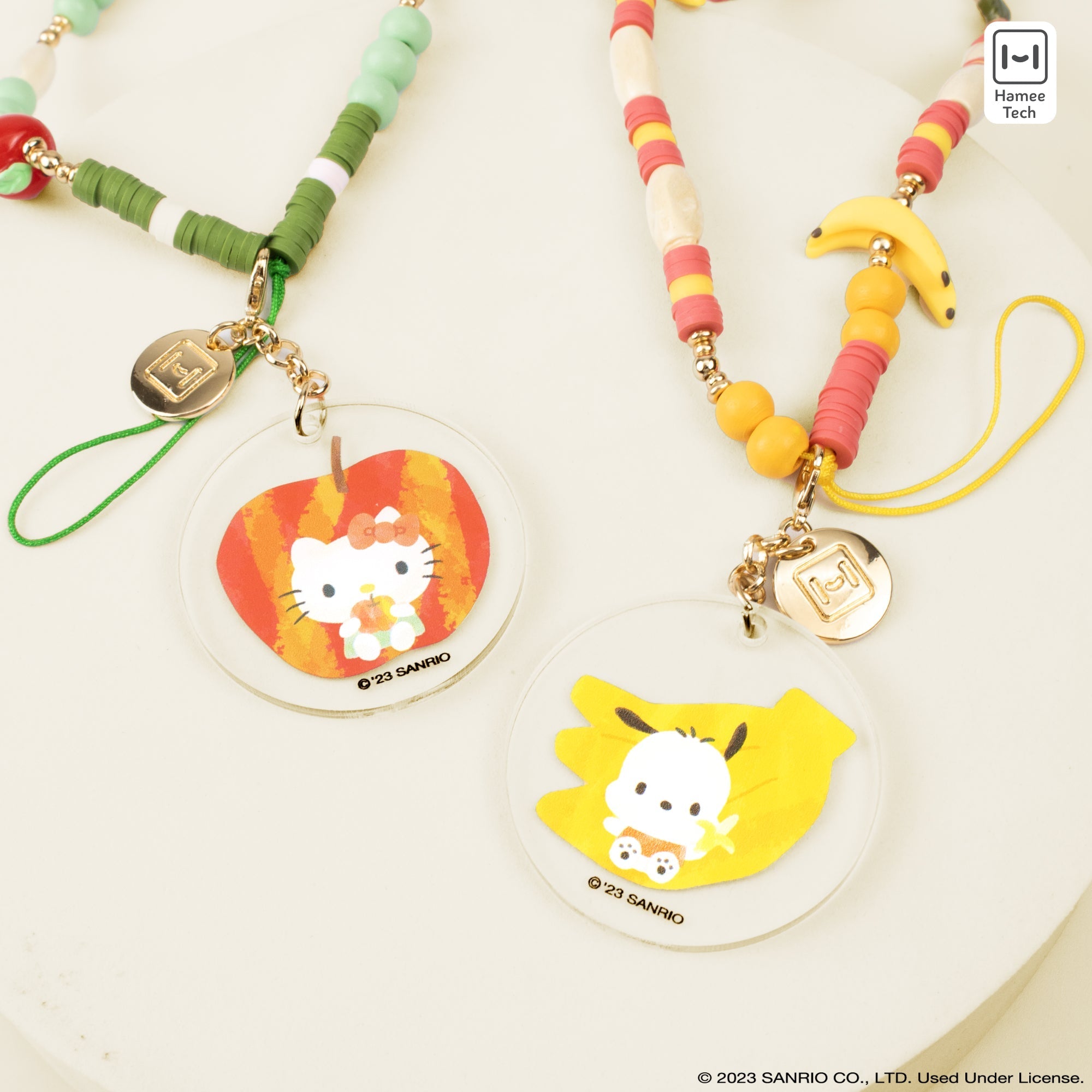 Pochacco Banana Beaded Charm Mobile Phone Wrist Strap - Image 7