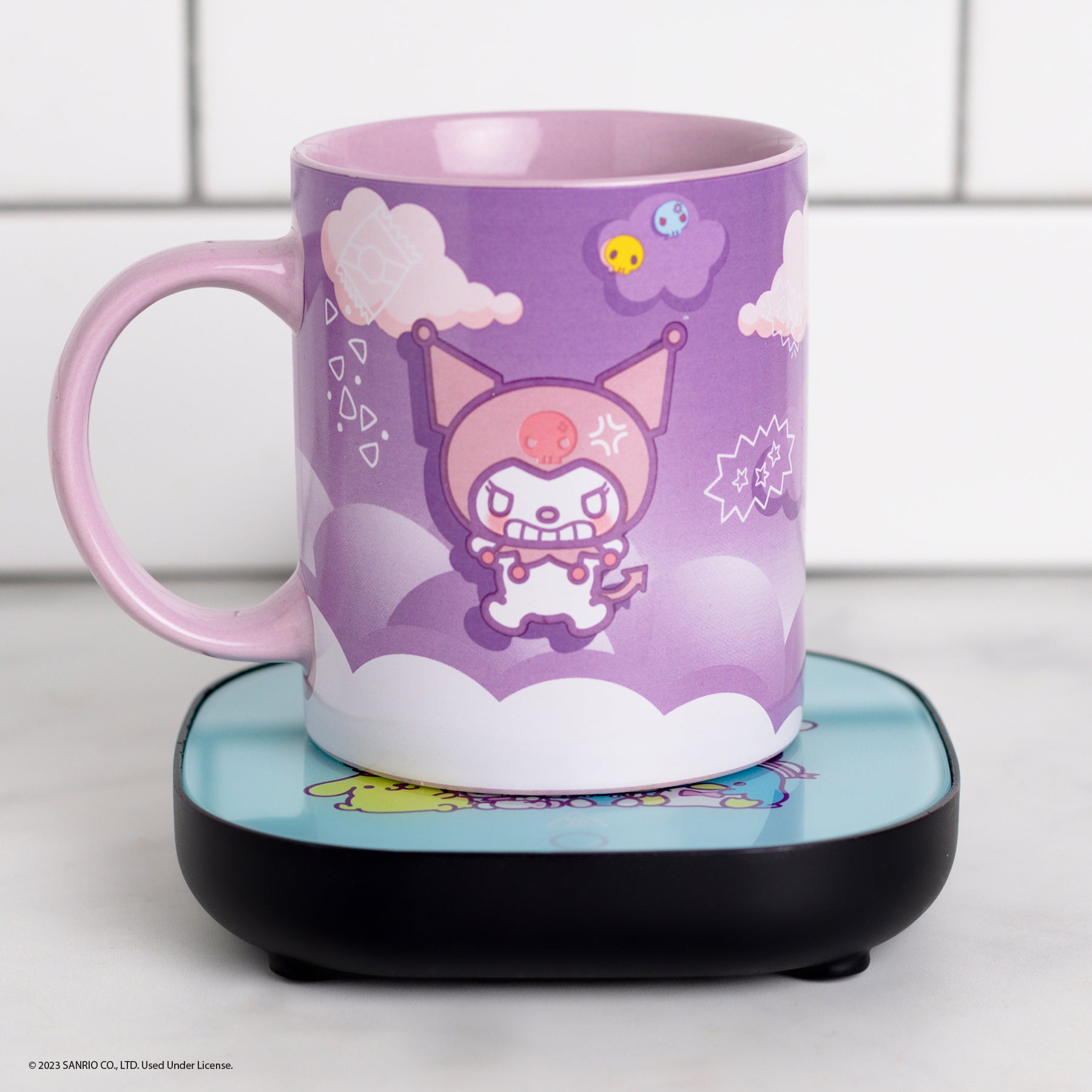 Kuromi Coffee Mug & Warmer Set - Image 2