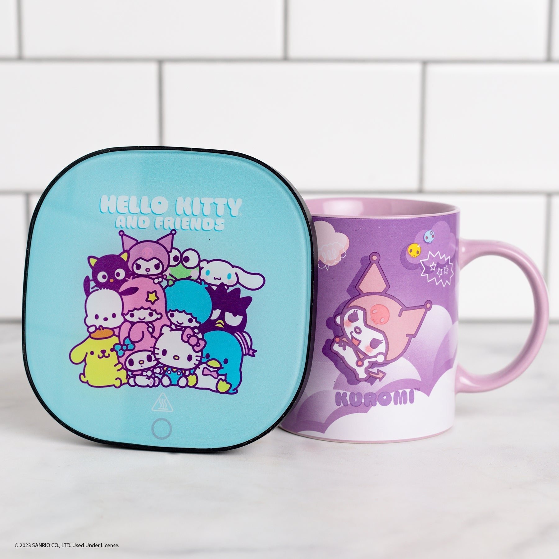 Kuromi Coffee Mug & Warmer Set - Image 3
