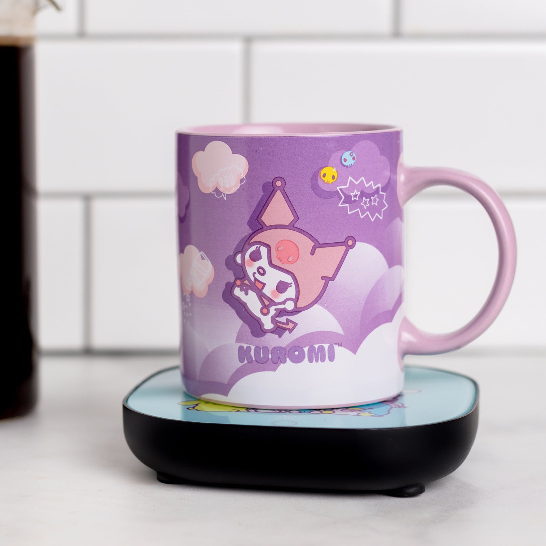Kuromi Coffee Mug & Warmer Set - Image 5