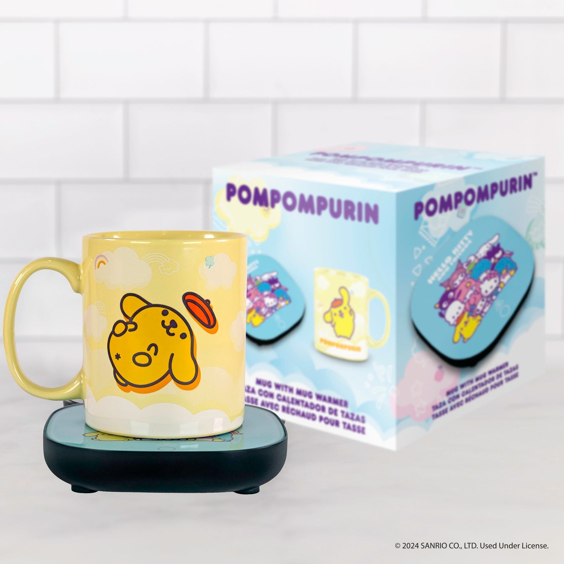 Pompompurin Coffee Mug & Warmer Set - Image 5