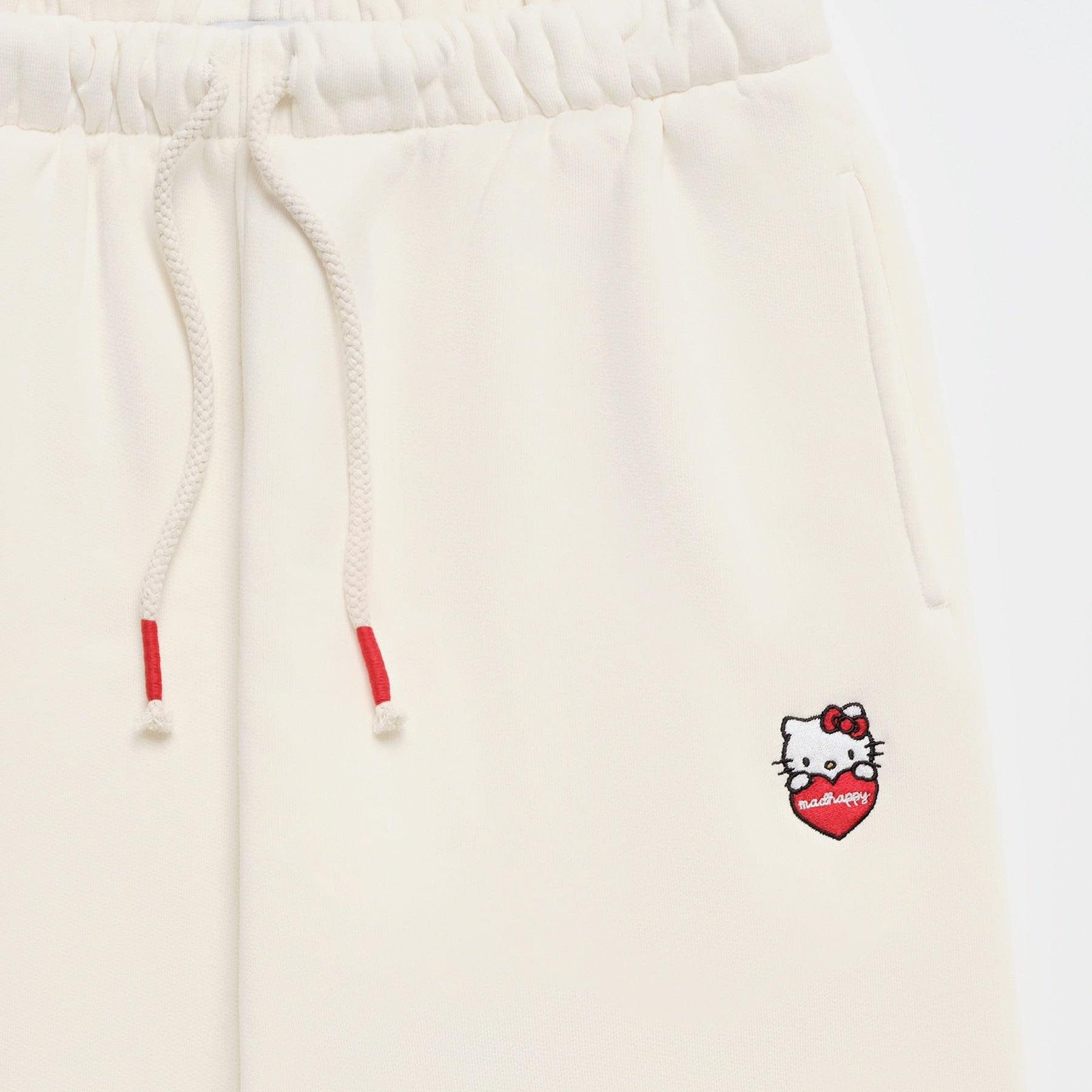 Hello Kitty x Madhappy Logo Midweight Fleece Sweatpant (Vanilla) - Image 3