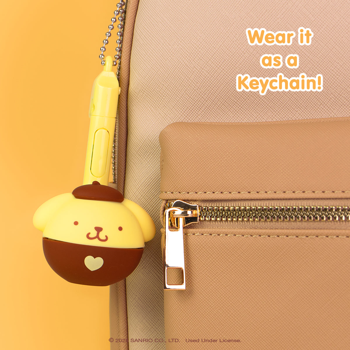 Pompompurin Mini Otamatone Melody Charm - Image 4
