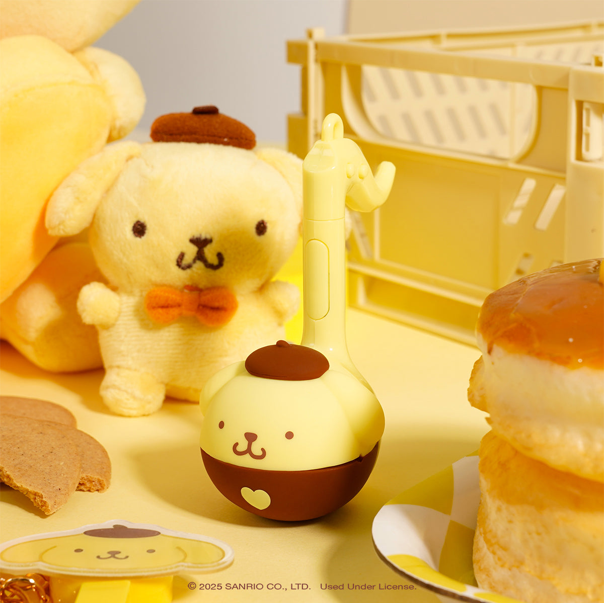 Pompompurin Mini Otamatone Melody Charm - Image 2