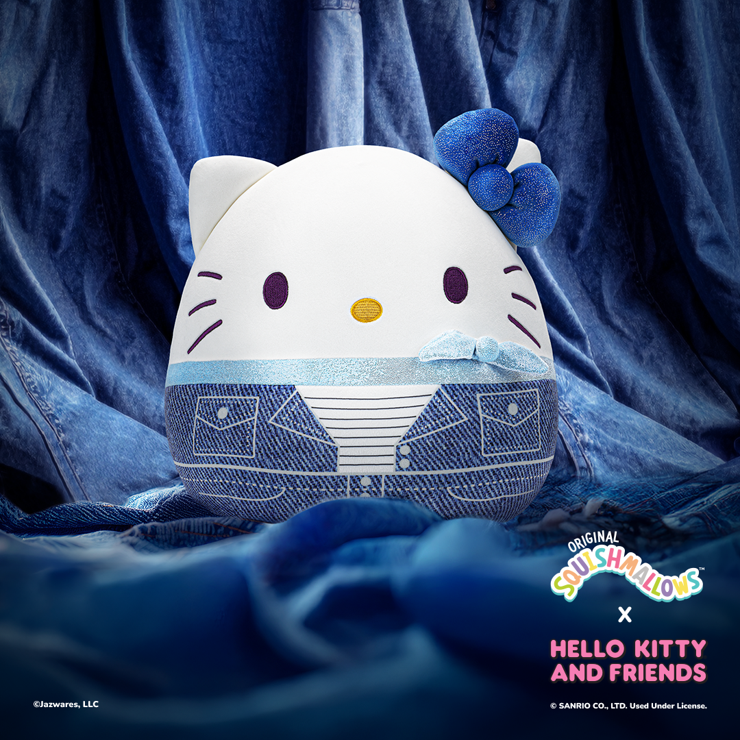 Hello Kitty 12 Squishmallows Plush (Denim) - Image 2