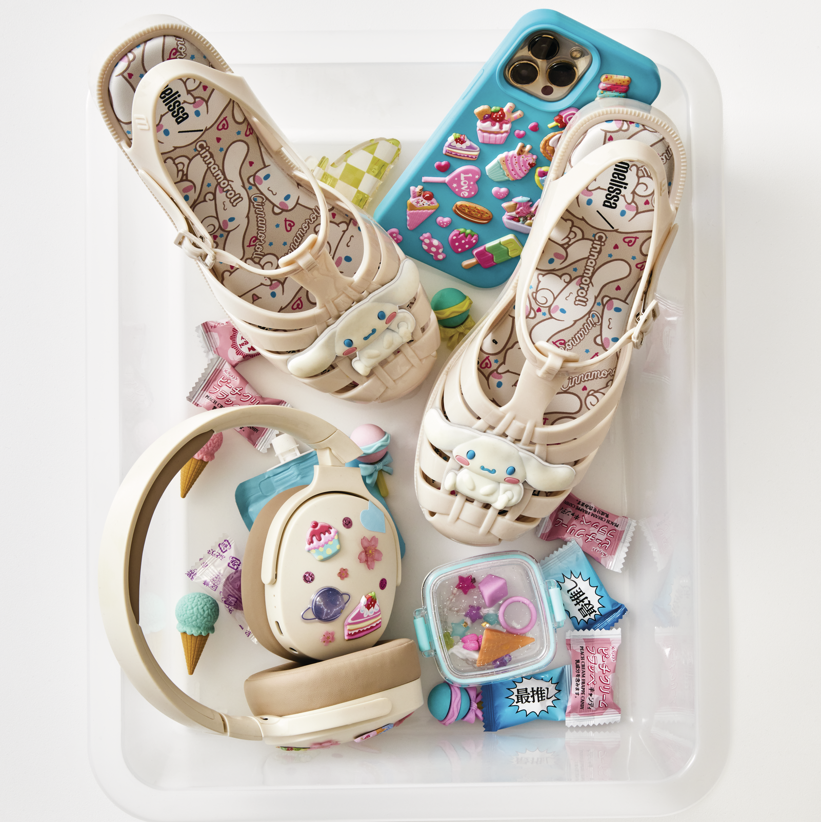 Cinnamoroll x Melissa Possession Jelly Sandal (Beige) - Image 2