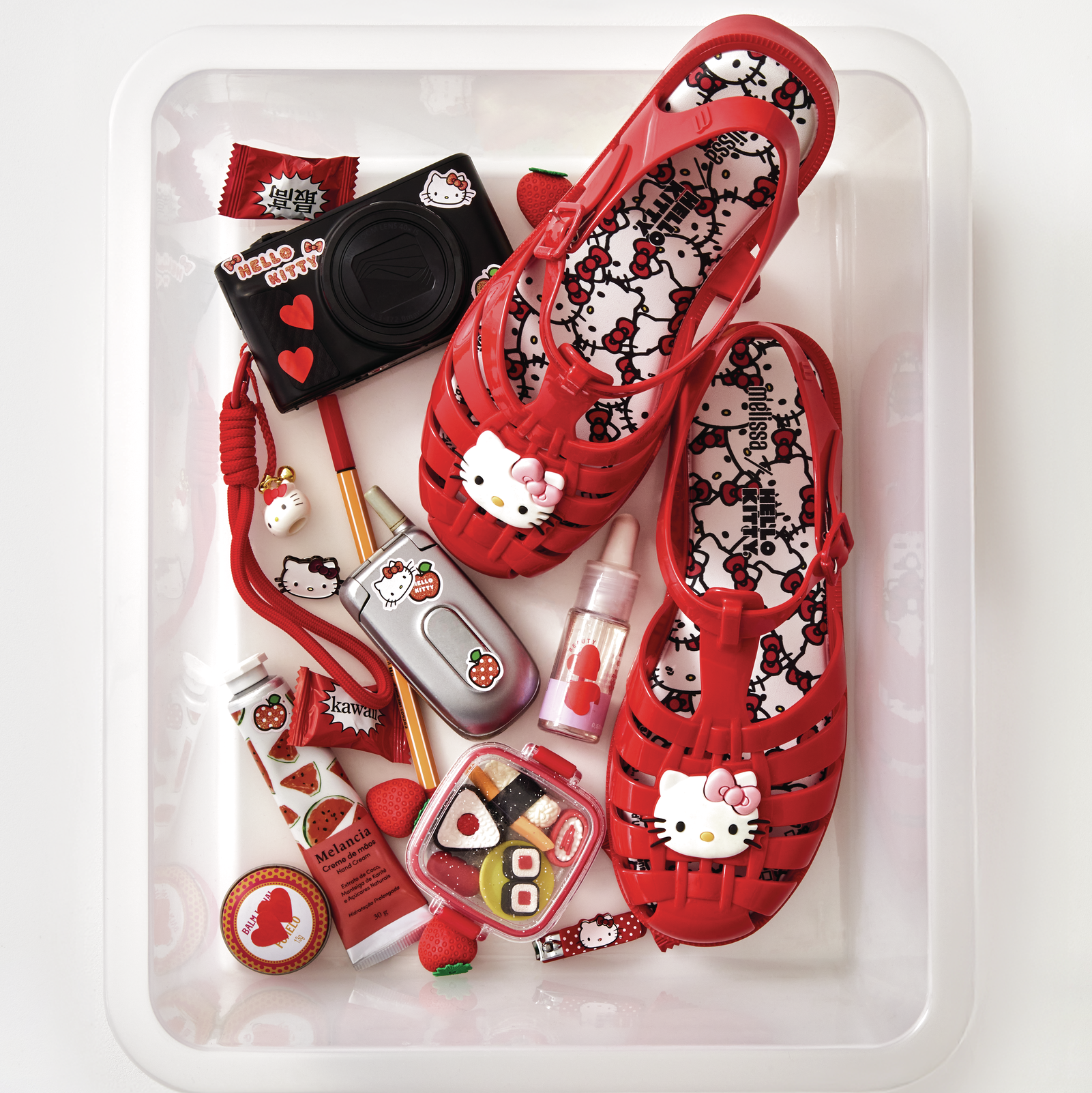 Hello Kitty x Melissa Possession Jelly Sandal (Red) - Image 2
