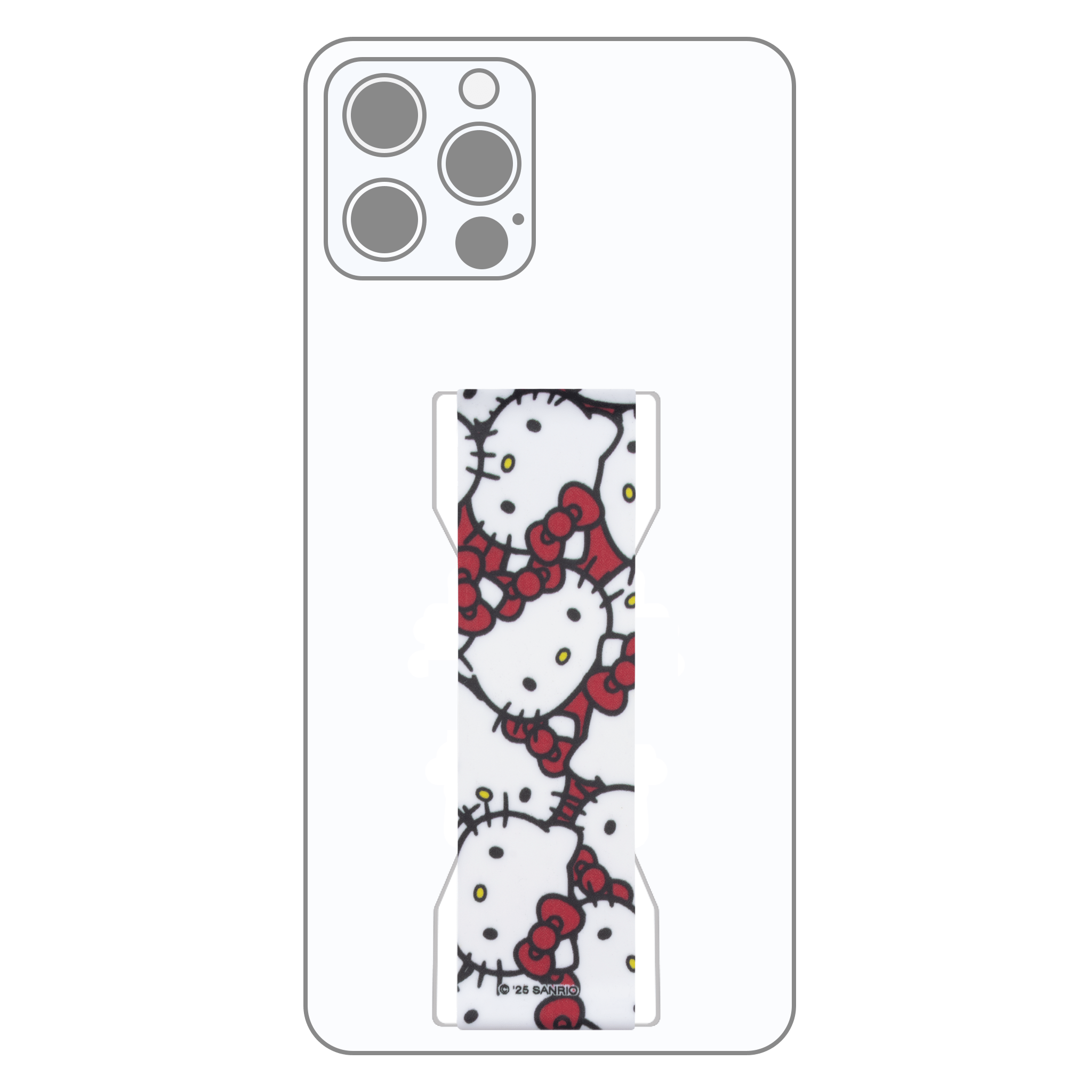 Hello Kitty x LoveHandle PRO Phone Accessory Strap (Red Classic) - Image 2